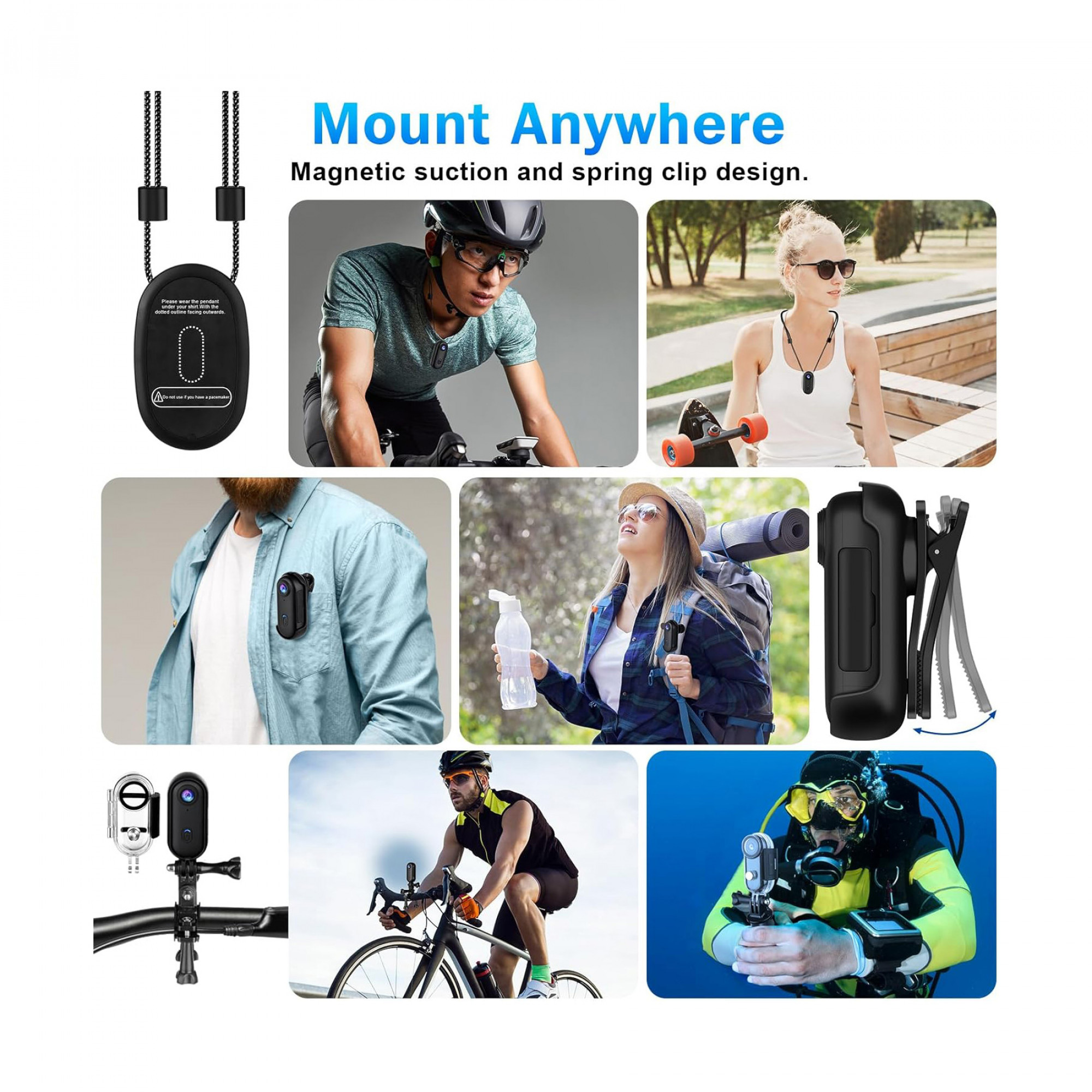 Экшн-камера i3 4K Thumb